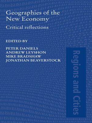 cover image of Geographies of the New Economy